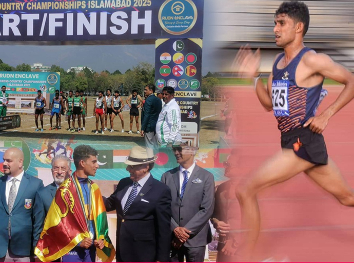 Viknaraj Voxon Makes History at South Asian Cross Country Championship